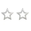 Jack Murphy Jewellers Childrens Jewellery | Jmj Sterling Silver Jewellery | Sterling Silver Open Star Stud Earrings