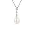 Jack Murphy Jewellers Bridal Jewellery | Jmj Sterling Silver Jewellery | Sterling Silver Pearl & CZ Multi Drop Necklace