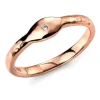 Jack Murphy Jewellers Jmj Sterling Silver Jewellery | Sterling Silver Rose Gold Toned Solitaire Round CZ Ring