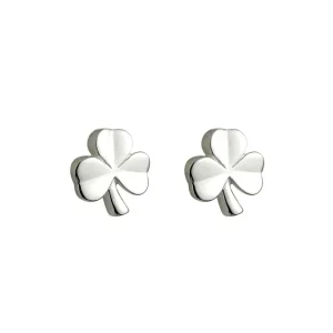 Jack Murphy Jewellers Jmj Sterling Silver Jewellery | Sterling Silver Shamrock Stud Earrings