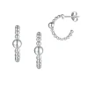 Jack Murphy Jewellers Jmj Sterling Silver Jewellery | Sterling Silver Solid 17mm Bead Stud Hoop Earrings