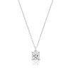 Jack Murphy Jewellers Bridal Jewellery | Jmj Sterling Silver Jewellery | Sterling Silver Solitaire 6mm Round CZ Necklace