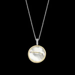Ti Sento - Milano All Jmj & Branded Fashion Jewellery | Ti Sento - Zodiac Aries Mother of Pearl Necklace 6826AR